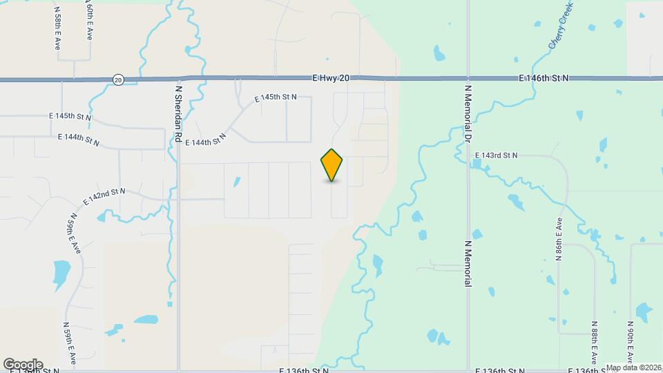 14134 N 73rd E Ave Mapa y Detalles de la Ubicación