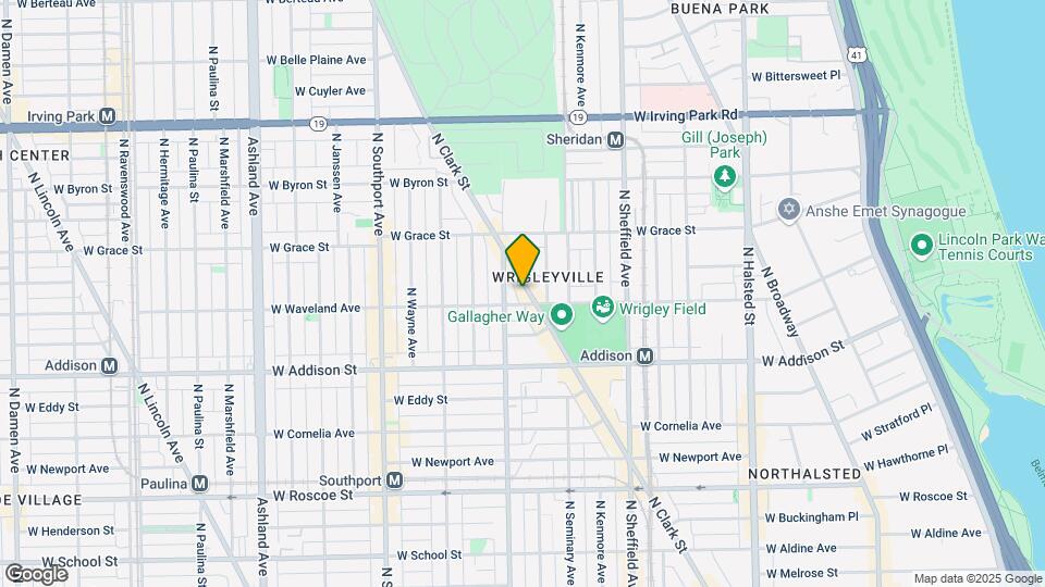 3710 N Clark St Map and Location Details