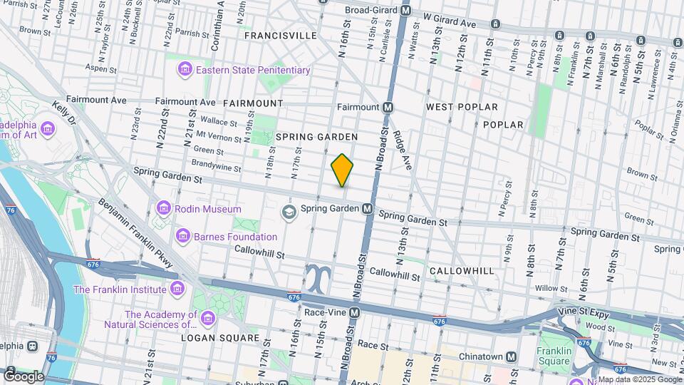 522 N 15th St, Unit 1 Map and Location Details