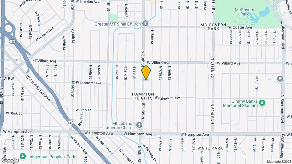 5070 N 60th St Map and Location Details