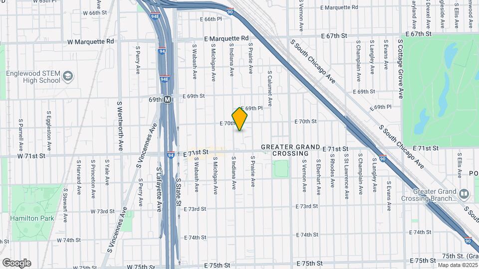 7029 S Indiana Ave Map and Location Details