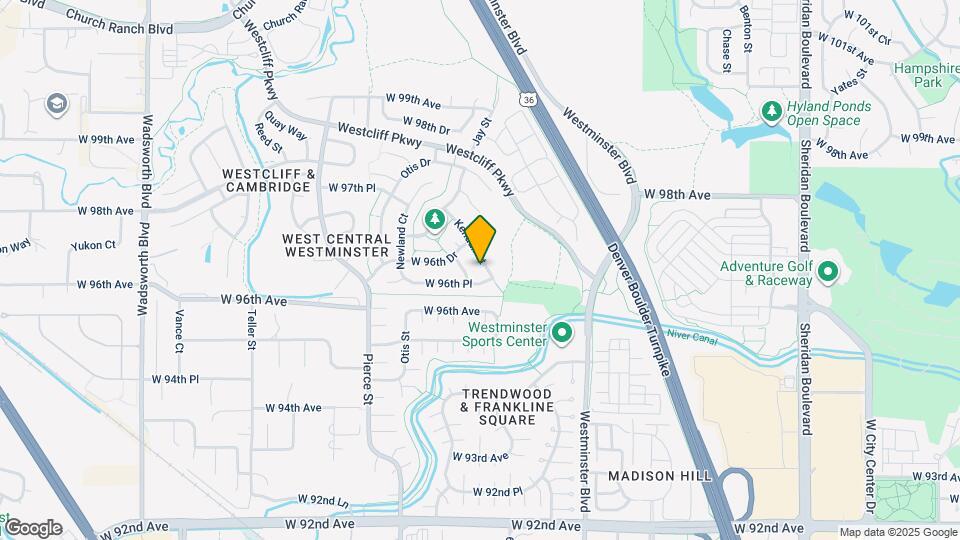 9645 Kendall Ct Map and Location Details