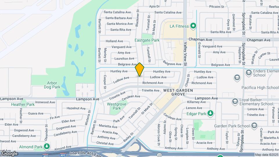 12332 Blackmer St Map and Location Details