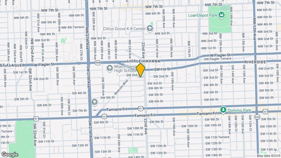 2227 SW 2nd Terrace Map and Location Details