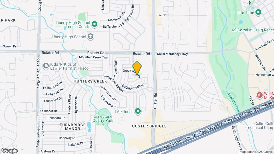 15881 Grove Crest Dr Map and Location Details