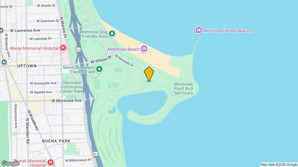 827 W Montrose Harbor Dr Map and Location Details