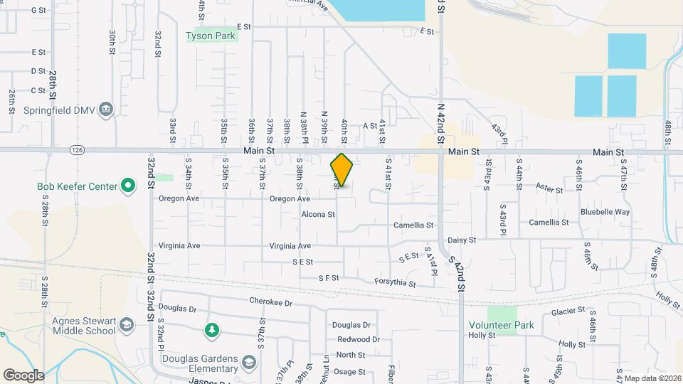 267 S 40th St Map and Location Details