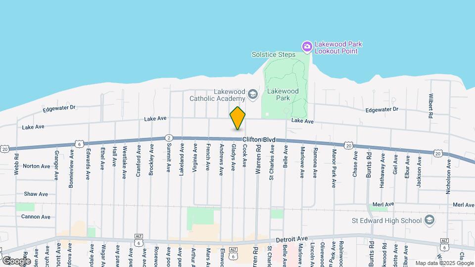 14916 Clifton Blvd Map and Location Details