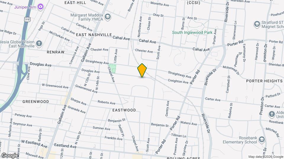 1606 Douglas Ave Map and Location Details