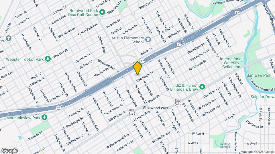 411 S Parkway St Map and Location Details