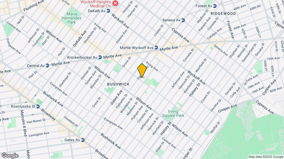 603 Knickerbocker Ave Map and Location Details