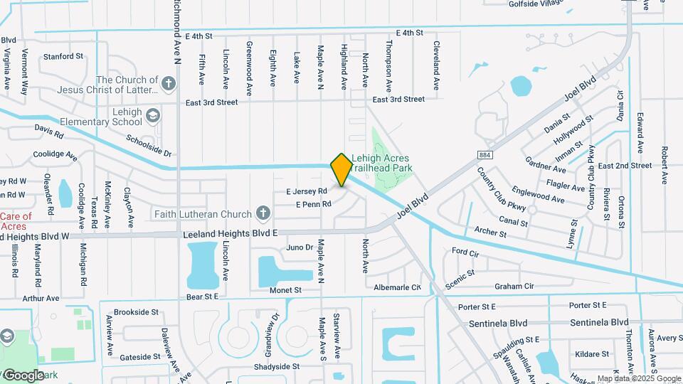 1104 E Jasmine Rd Map and Location Details