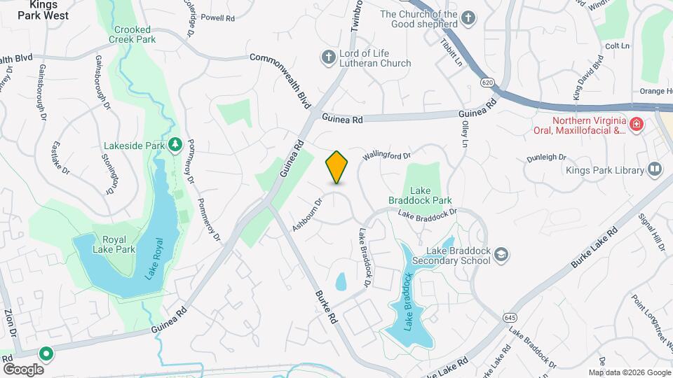 9530 Ashbourn Dr Map and Location Details