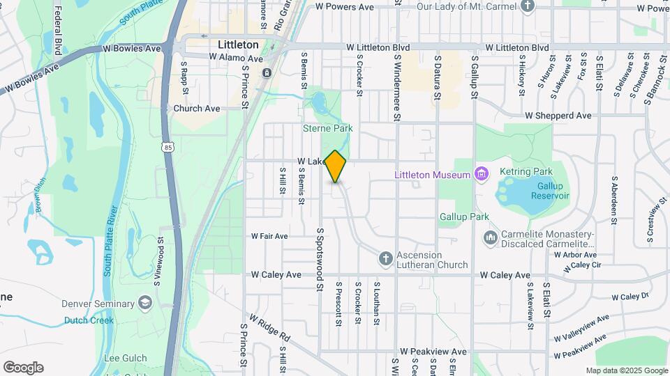 6075 S Sterne Pkwy Map and Location Details