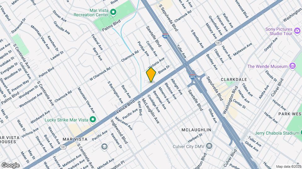11457 Venice Blvd Map and Location Details