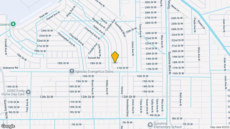 3613 18th St W Map and Location Details