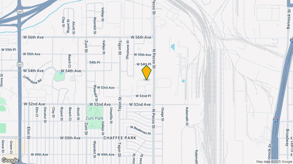 5335 Pecos Wy, Unit 2 Map and Location Details