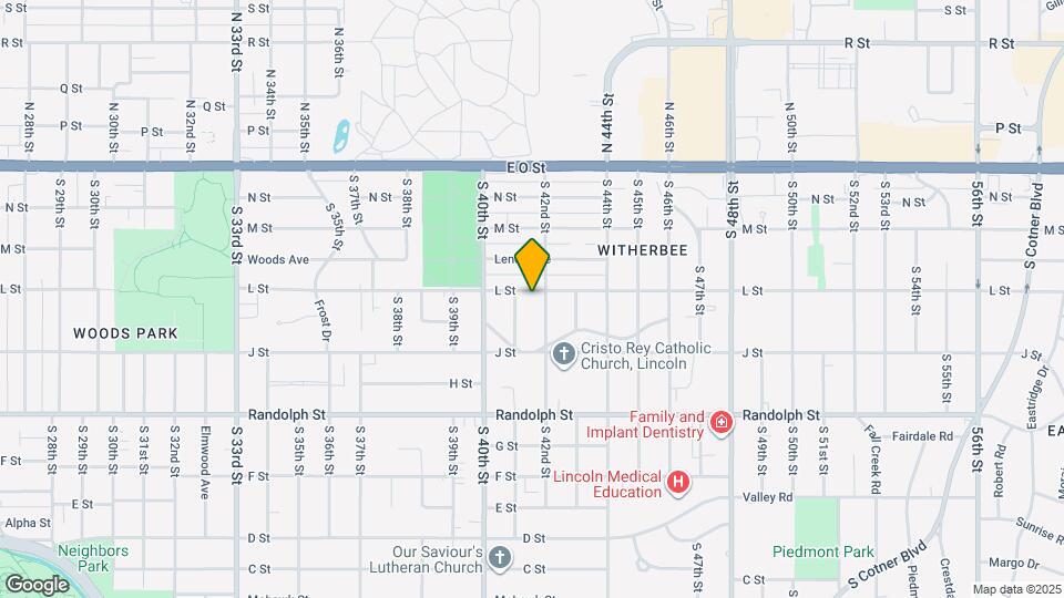 4125 L St Map and Location Details