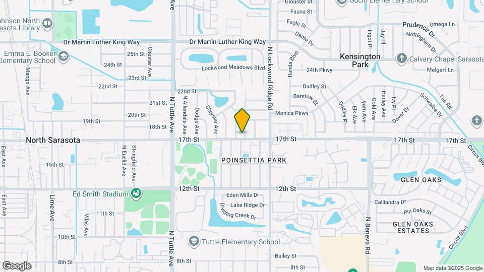 1703 N Pompano Ave Map and Location Details