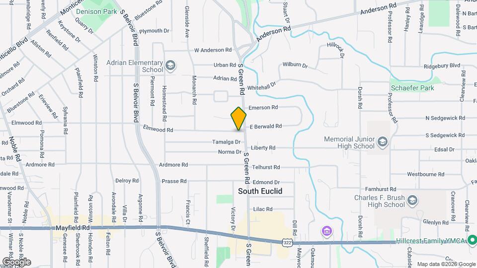 1216 S Green Rd Mapa y Detalles de la Ubicación