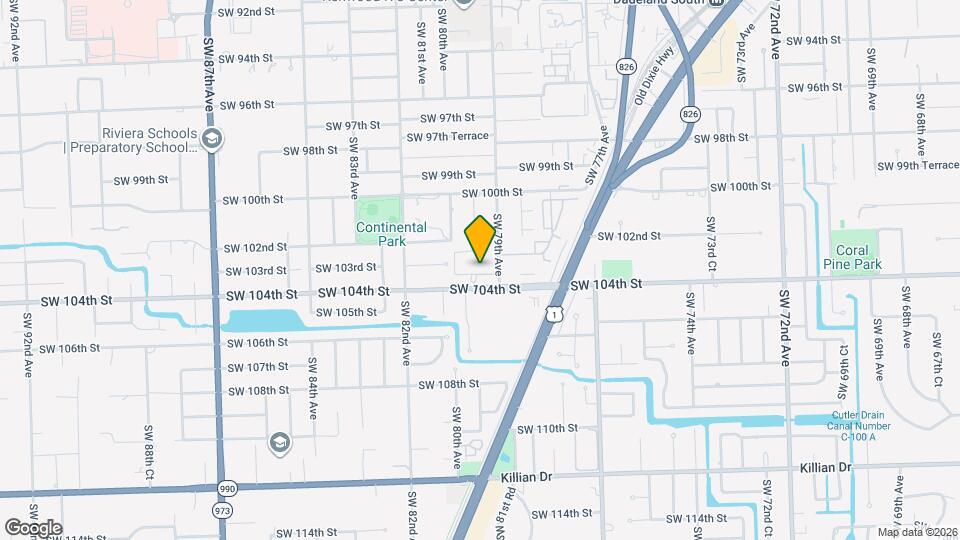7947 SW 104th St Map and Location Details