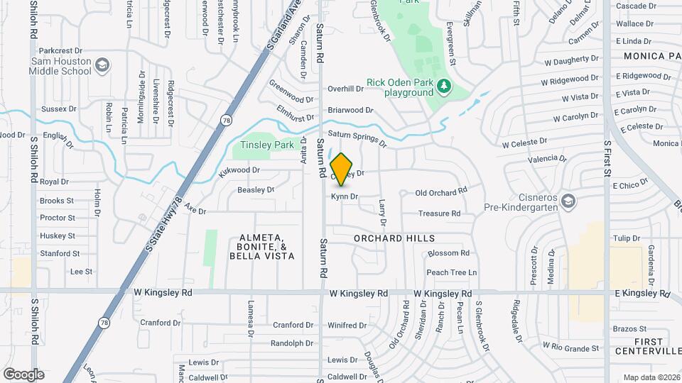 1345 Kynn Dr Map and Location Details