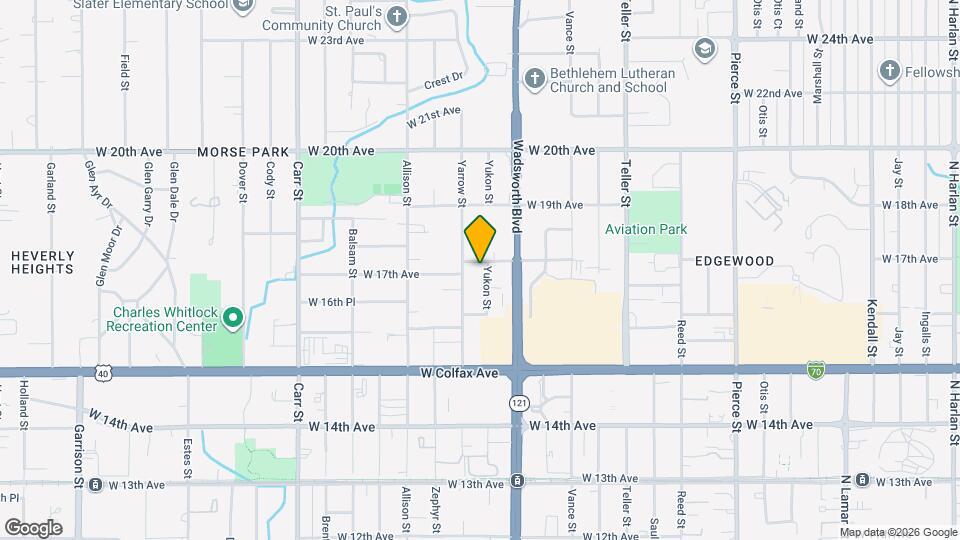 1685 Yukon St Map and Location Details