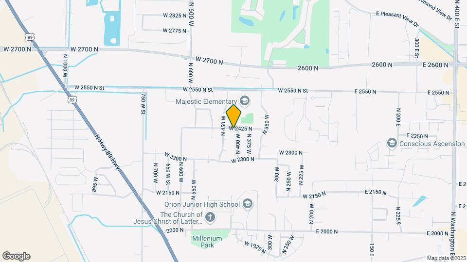 2421 N 400 W Map and Location Details