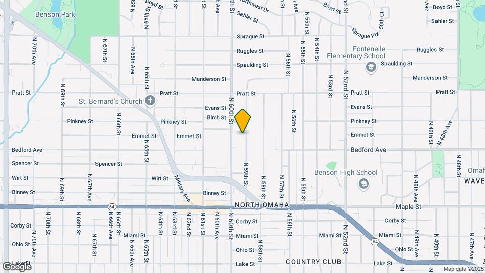 3330 N 59th St Map and Location Details