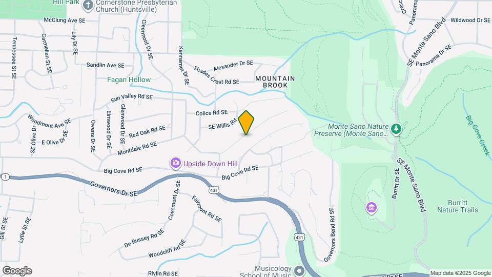 1808 Mountainbrook Dr SE, Unit Uppe Floor Map and Location Details