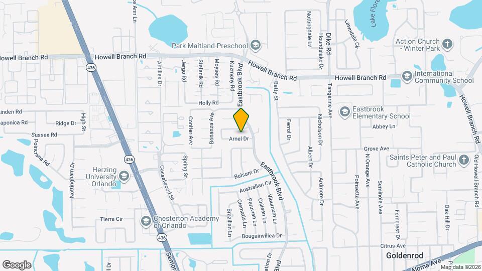 3463 Arnel Dr Map and Location Details