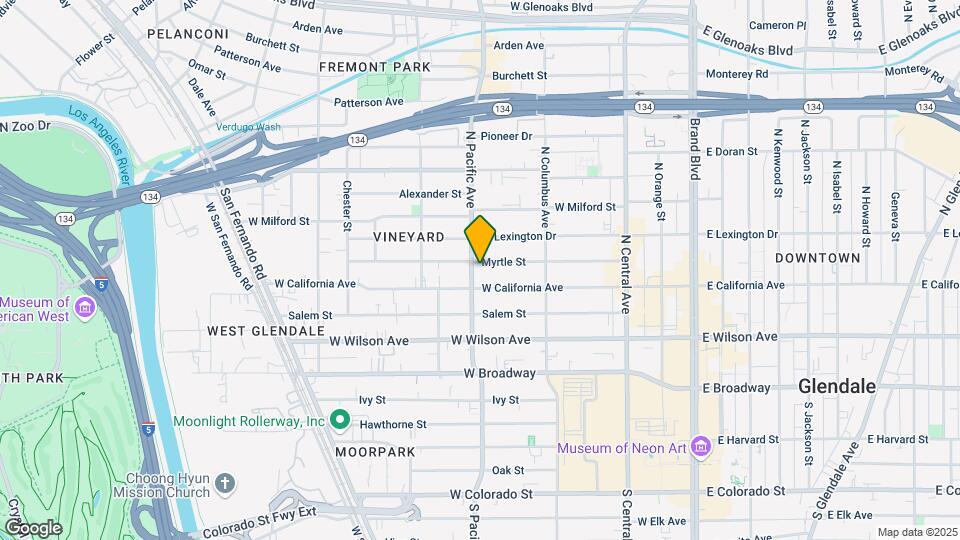 312 N Pacific Ave Map and Location Details