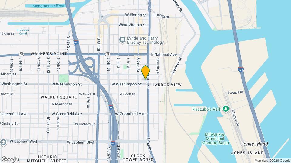 1031 S 1st St Map and Location Details