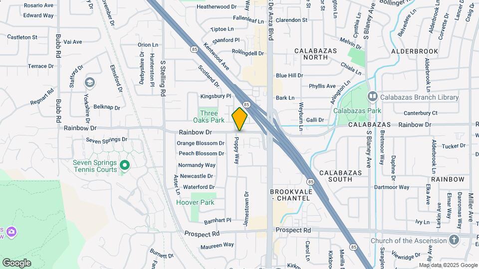 7440 Rainbow Dr Map and Location Details