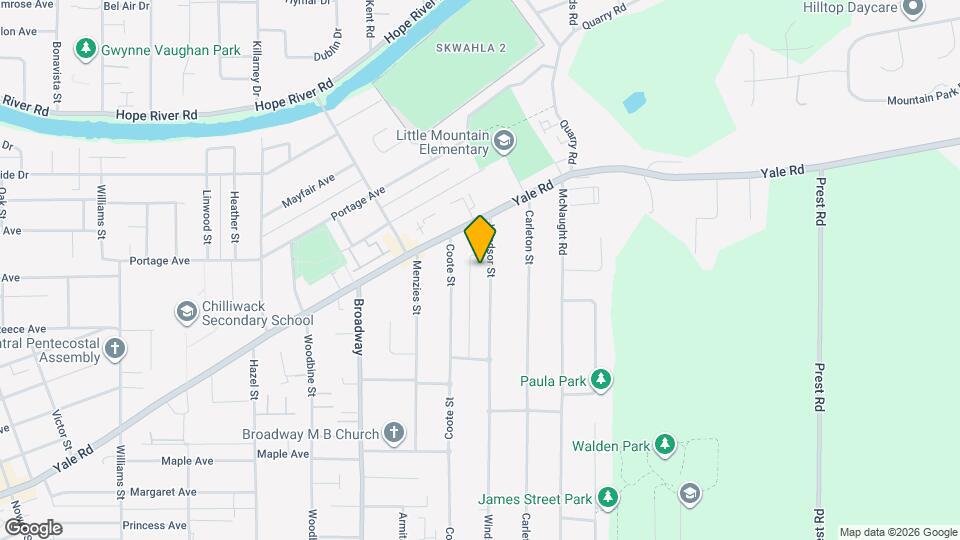 9687 Windsor St Map and Location Details