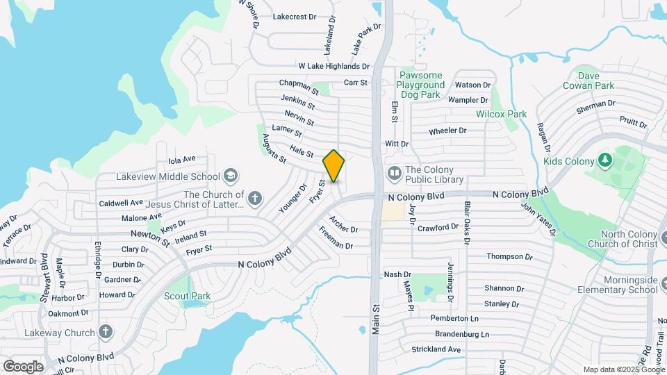 6813 Curry Dr Map and Location Details