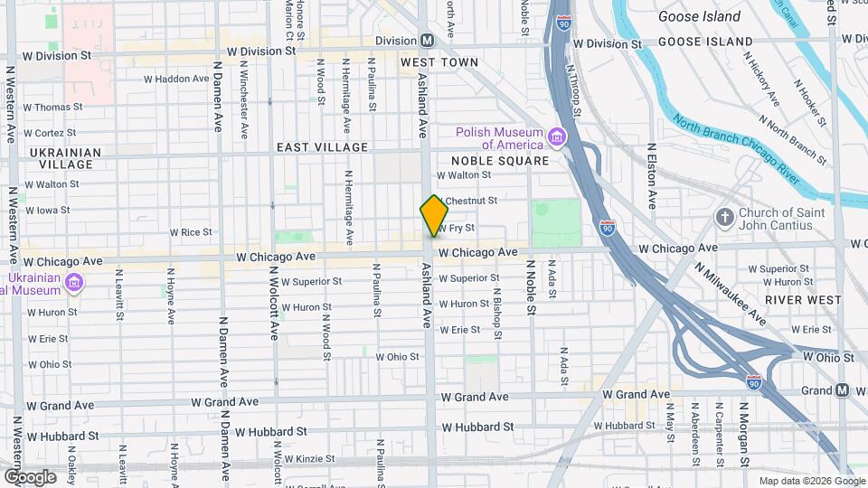 815 N Ashland Ave, Unit 3N Mapa y Detalles de la Ubicación