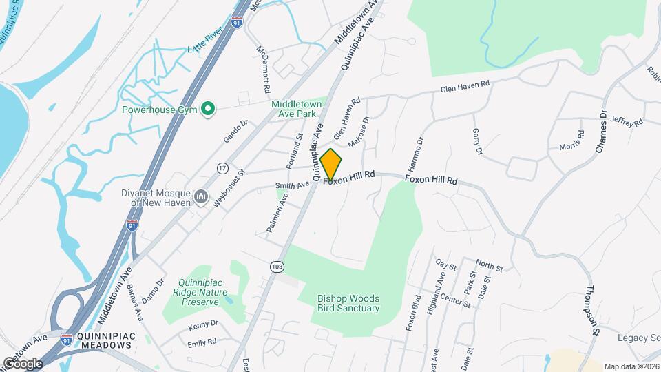 220 Foxon Hill Rd Mapa y Detalles de la Ubicación
