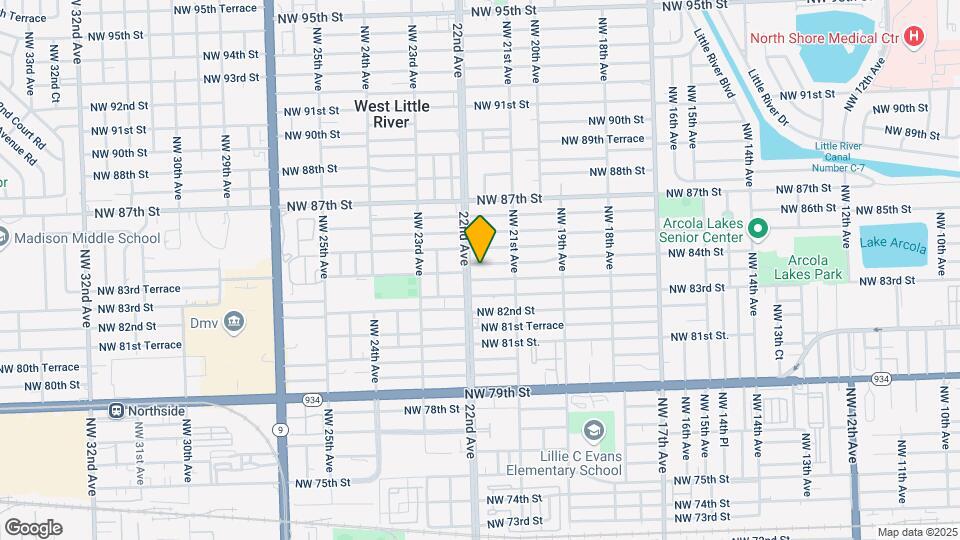 2170 NW 84th St Map and Location Details