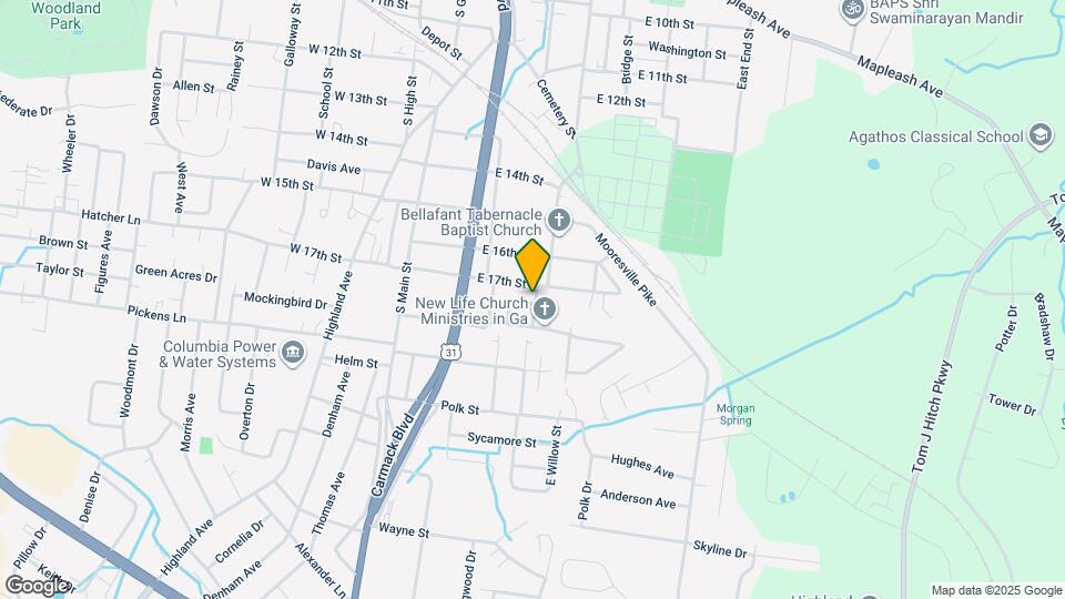 1800 Whatley St Map and Location Details