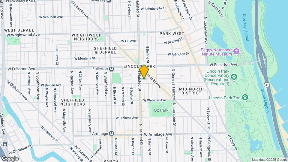 746 W Belden Ave Mapa y Detalles de la Ubicación