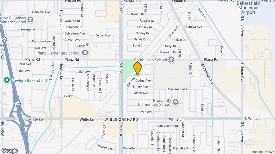 3608 Balboa Dr Map and Location Details