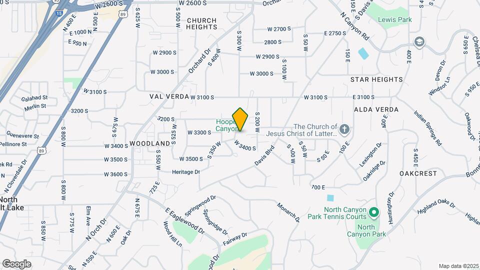 3313 S 300 W Map and Location Details