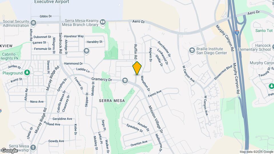 3333 Ruffin Rd Map and Location Details