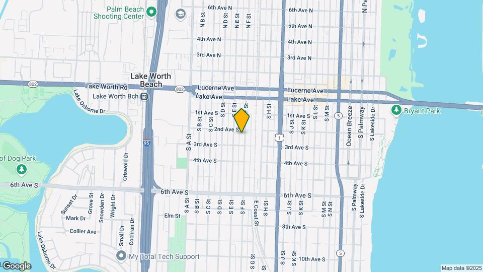 211 S F St Map and Location Details