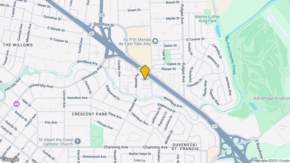 Mission Palo Alto Mapa y Detalles de la Ubicación