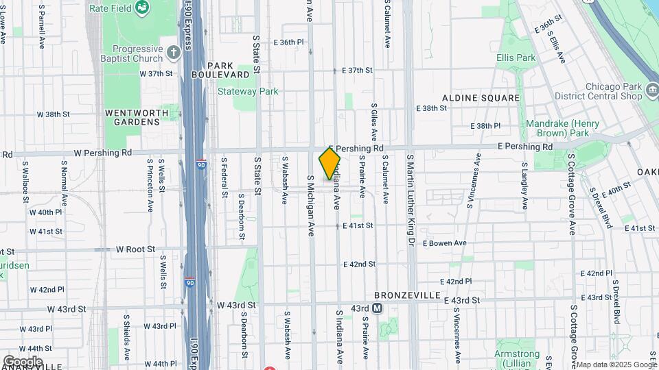 3954 S Indiana Ave Map and Location Details