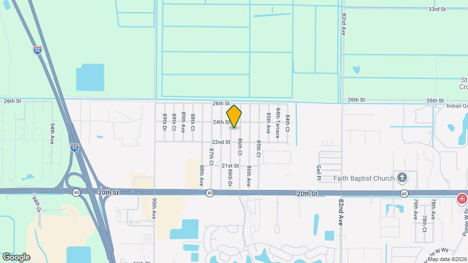 2300 86th Dr Map and Location Details