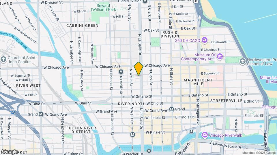 139 W Superior St Map and Location Details