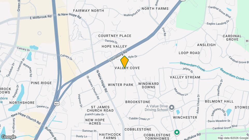 4417 Woodlawn Dr Mapa y Detalles de la Ubicación